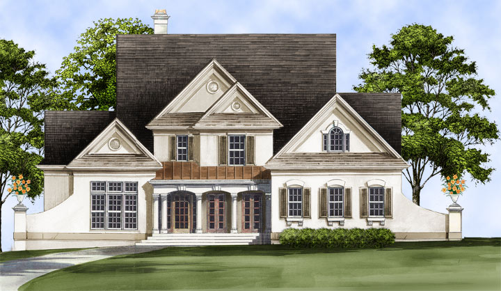 Hawksmoore 5983 - 4 Bedrooms and 2 Baths | The House Designers - 5983